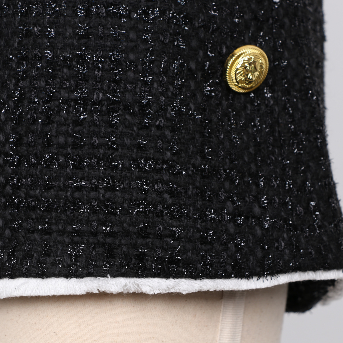 Vrouwenkleding Spot 2024 nieuwe high-end tweed taille afslankende levering dames shorts pak_voghion.com
