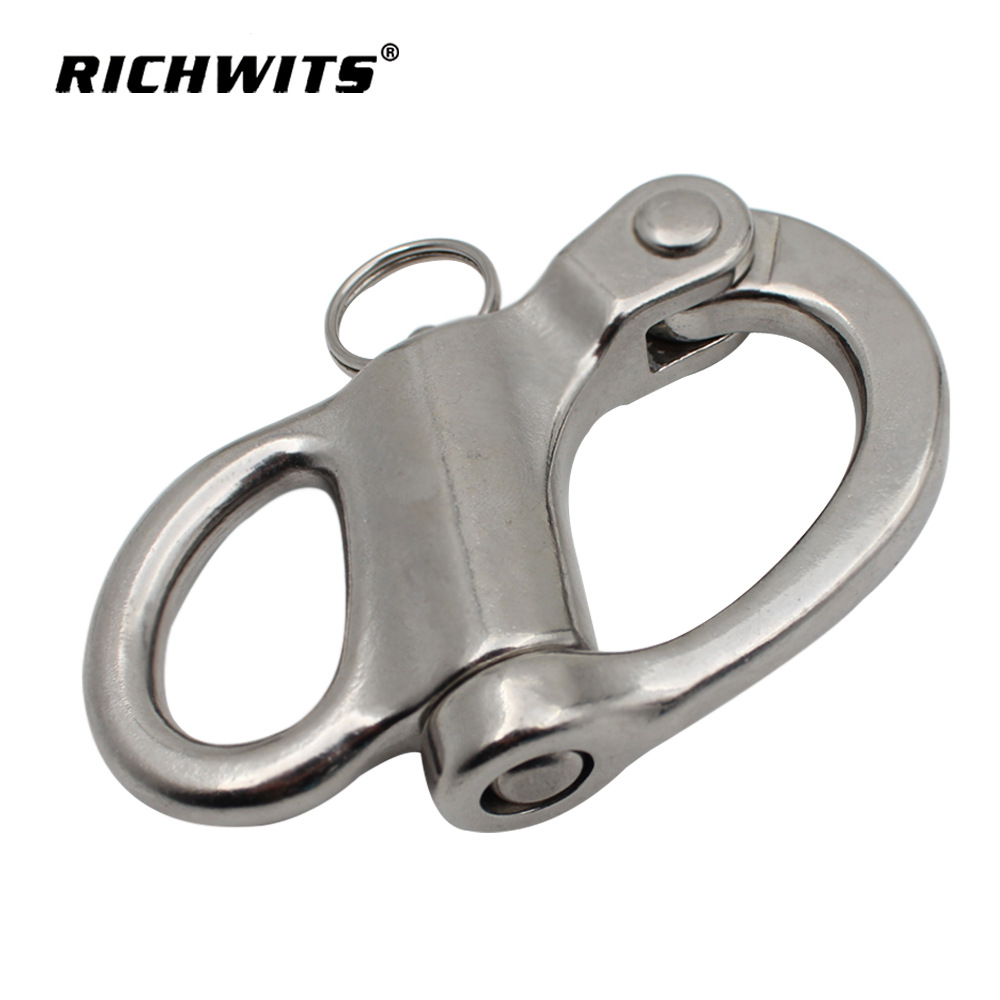 ZHIBO 금속 RICHWITS 스테인레스 스틸 316 고정 스프링 걸쇠 방향 걸쇠 핸드 풀 걸쇠