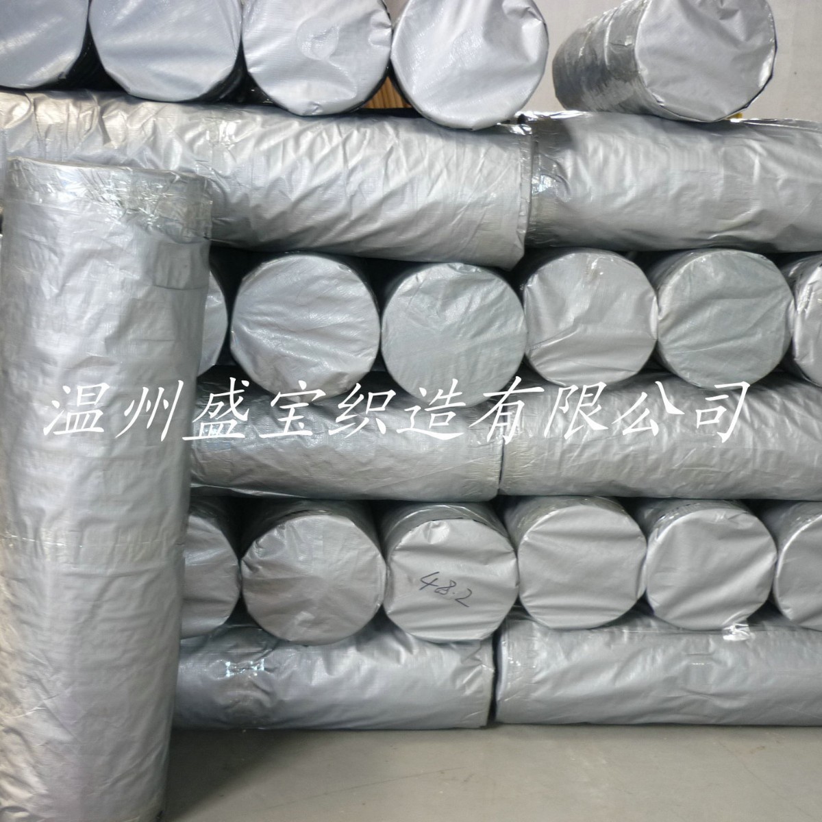 厂家直销 PE蓝银蓝桔布 双蓝布 原单大卷布