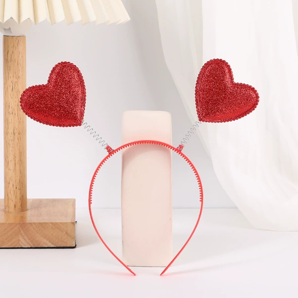 Big red gold pink heart