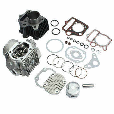 Motorcycle cylinder head, Cylinder and parts