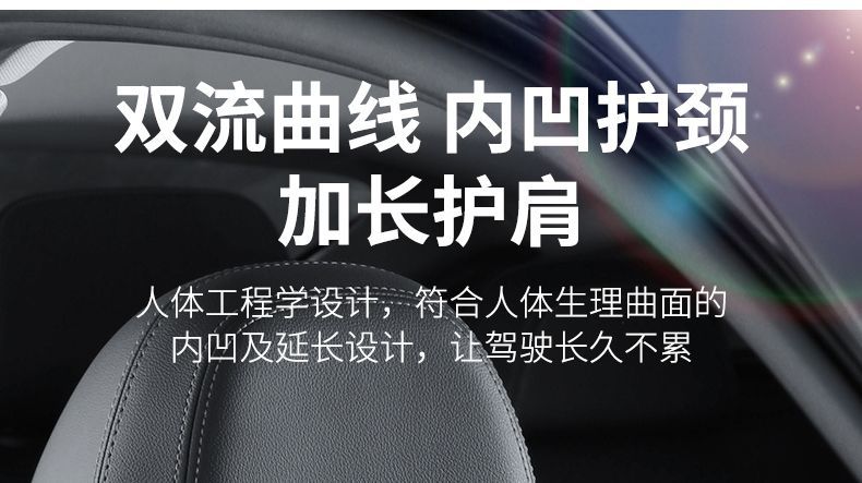 Car Universal Memory Foam Headrest and Lumbar Support Set, Neck Protector, Waist Protector, Shoulder Protector, Seat Cushion, Back Cushion, Office Lumbar Support