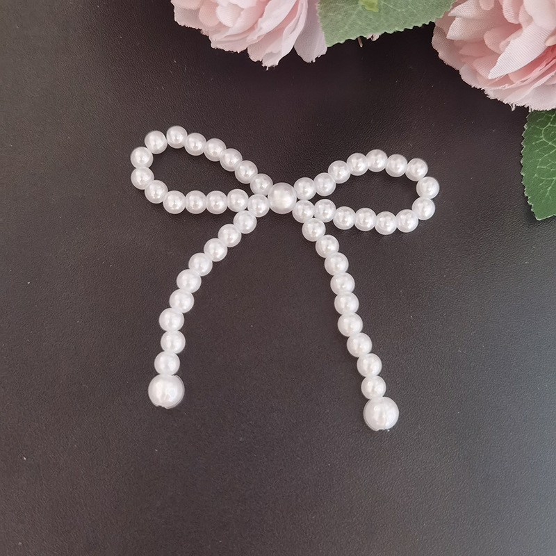 1 Pièce Arylique Perle D'Imitation Fleur Nœud DIY Accessoires display picture 10