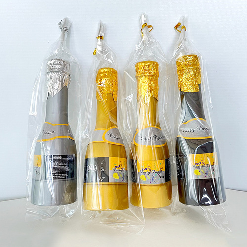 New champagne-shaped small fireworks birthday party hand-held spray cane wedding wedding atmosphere confetti hand-twisted small salute