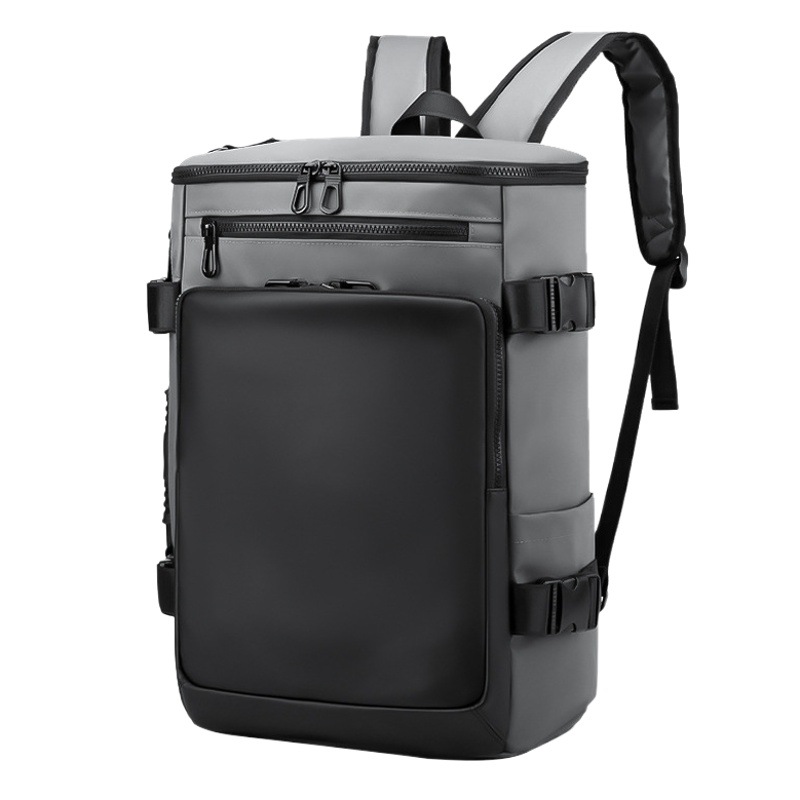 Cross-border Large Capacity Men's Backpack High-end Sense Fashion Women's Backpack Trendy Waterproof Computer Bag Commuter Lightweight Schoolbag