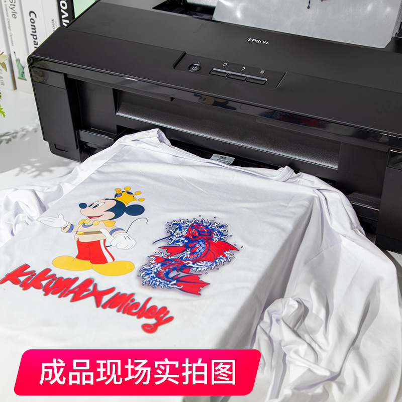 Máquina de impresión de inyección directa digital en polvo de sacudida automática T-shirt tinta blanca offset impresora de transferencia de calor Impresión de poliéster máquina de transferencia de ropa
