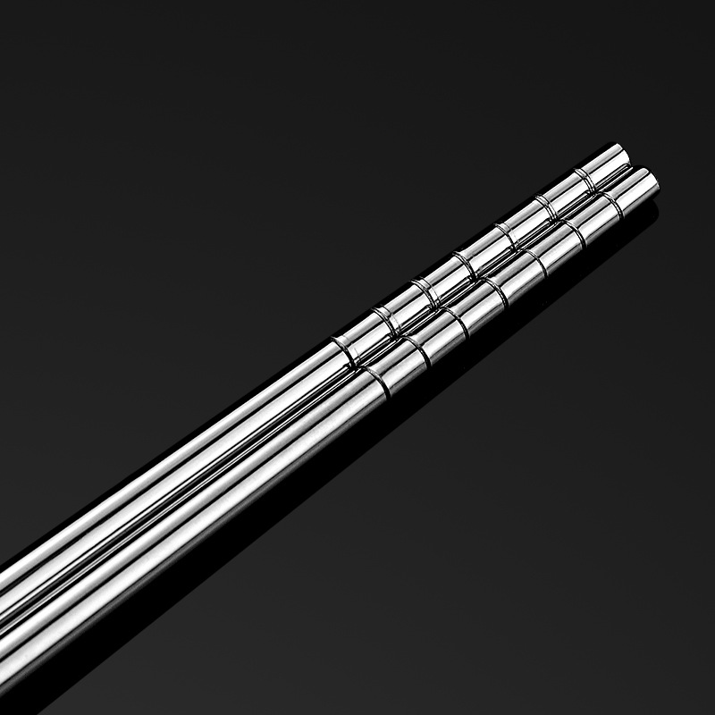 Palillos de acero inoxidable 304 316 Palillos fritos alargados con mango de madera Palillos antideslizantes domésticos Palillos de olla caliente de restaurante Palillos largos de madera maciza