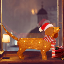 �D�c���}�QͥԺ�b����� Dog Light Up Outdoor Figure