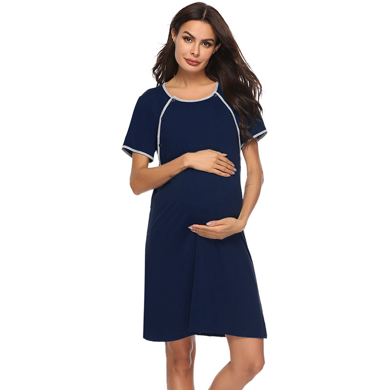 Spring and Autumn Women's Maternity Care Button Tops Pajamas Home and Outdoor Wear Manufacturer Wholesale