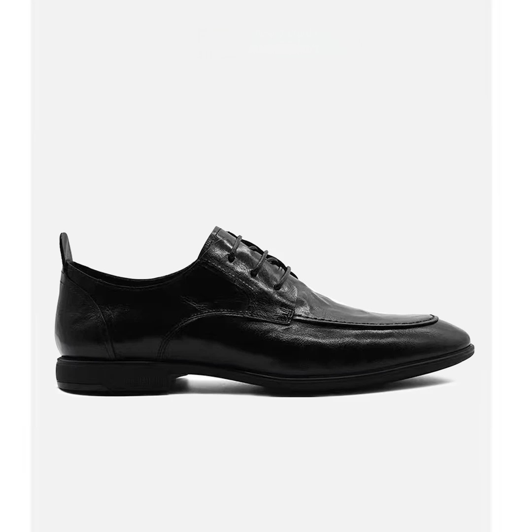 Scarpe eleganti da uomo in pelle italiana con stringhe punta_voghion.com