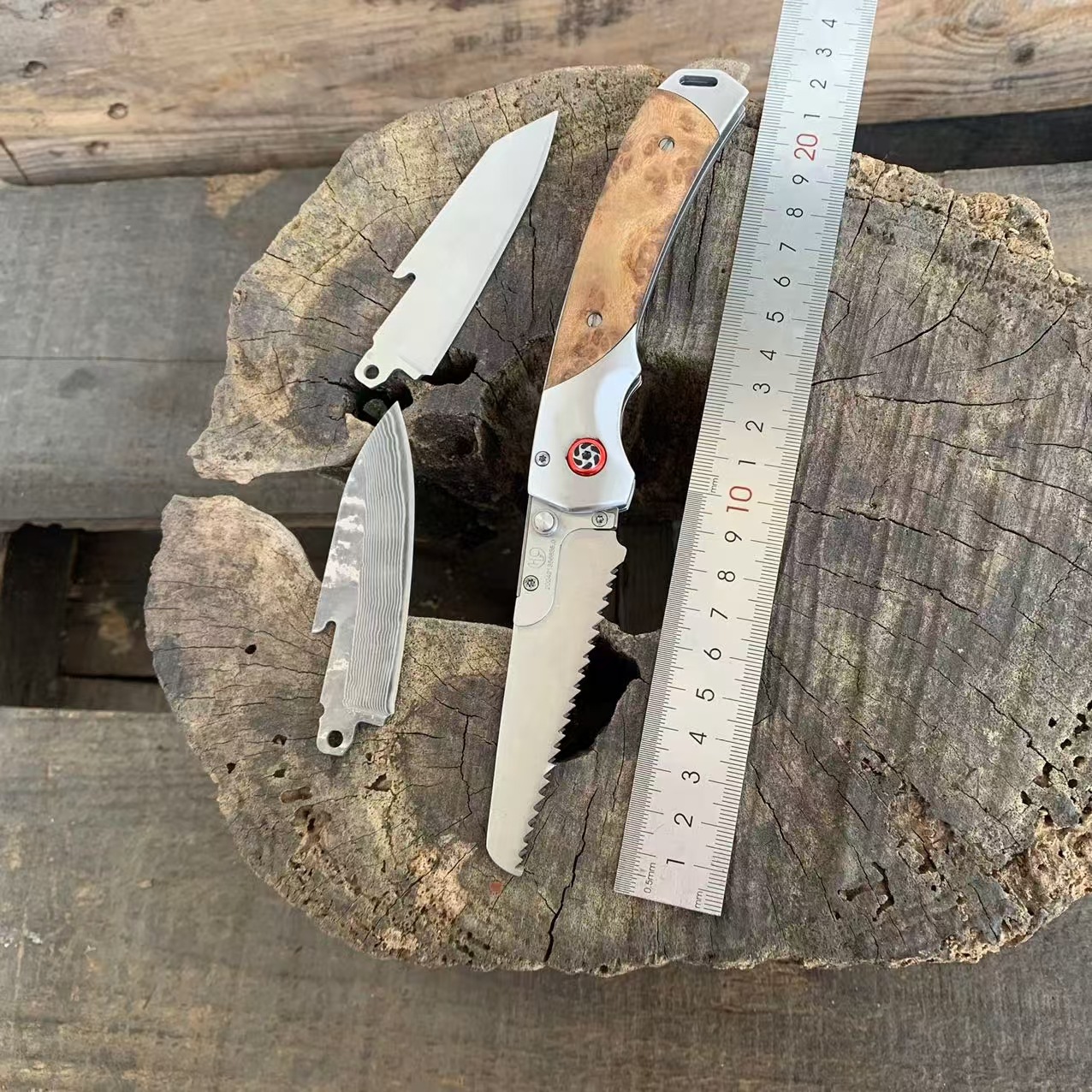 户外刀具便携折叠小刀具求生刀野外露营刀可拆安装随身防身水果刀