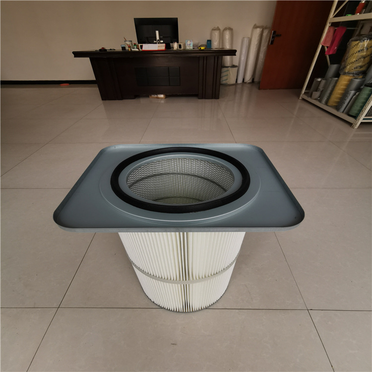 万泽厂家现货磨料制粒粉尘滤芯 方盘除尘滤芯滤筒