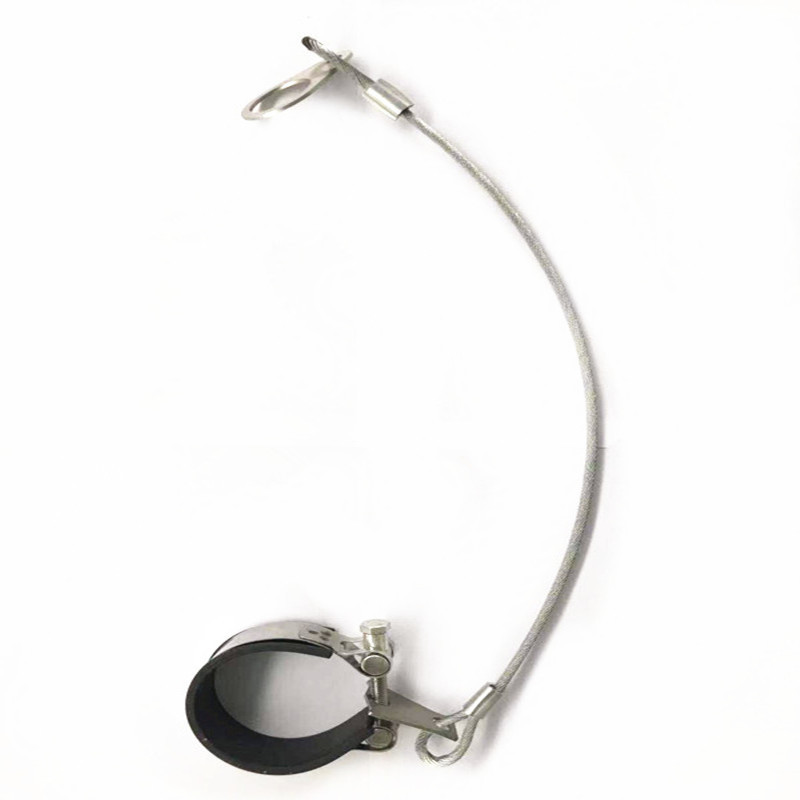 钢丝绳高压油管防脱链胶管防爆链管子防爆绳