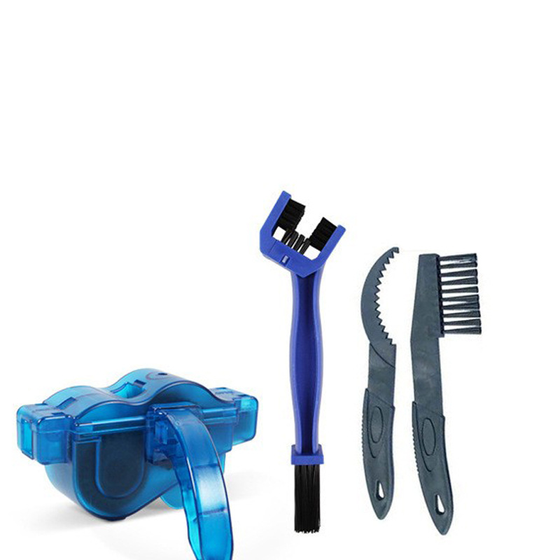 작은 브러시 + 체인 와셔 + 큰 브러시 블루