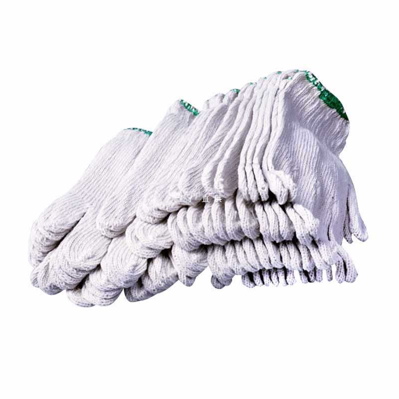 R491线手套纱手套耐磨加厚劳保纱棉线工作用白色男女士便宜薄