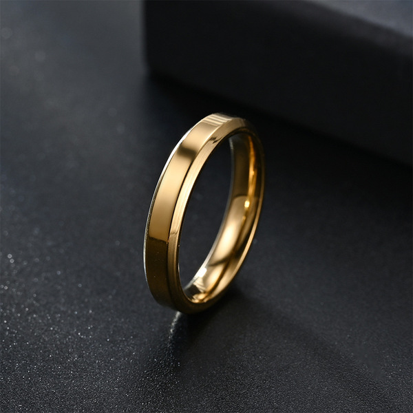 Small design ring stainless steel