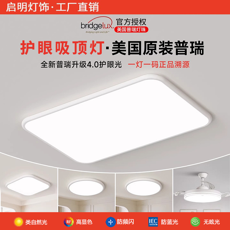 2026 New Stylish Living Room Lamp, Modern Minimalist Style, Whole House Ceiling Lamp, Master Bedroom, Dining Room, Zhongshan Lighting Fixtures Collection