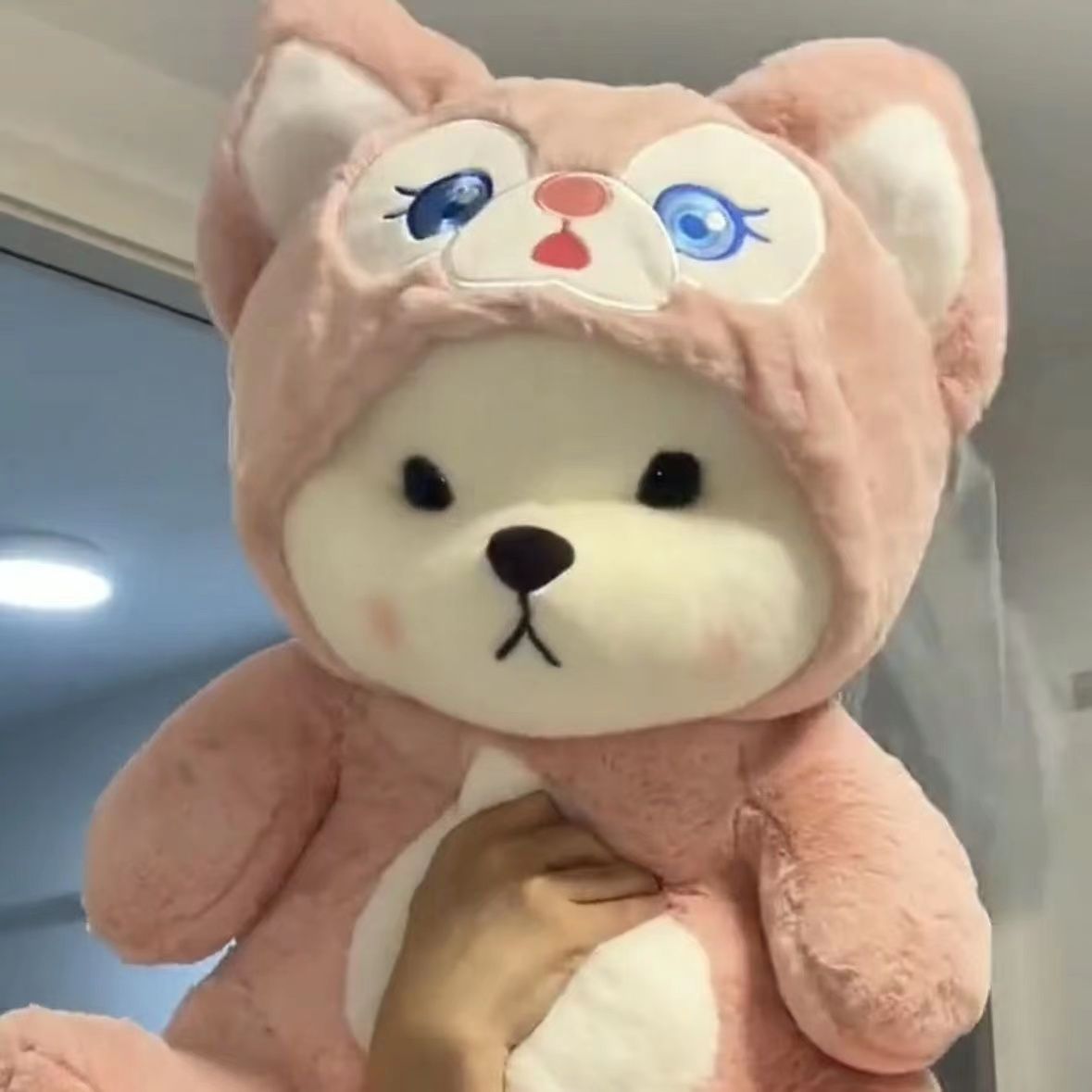LING NA BEI ER DOODLE 변형 인형 귀여운 곰 인형 창조적 인 천 인형 봉제 장난감 여성 생일 선물