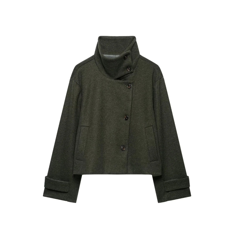 Wool Jacket Dark Green