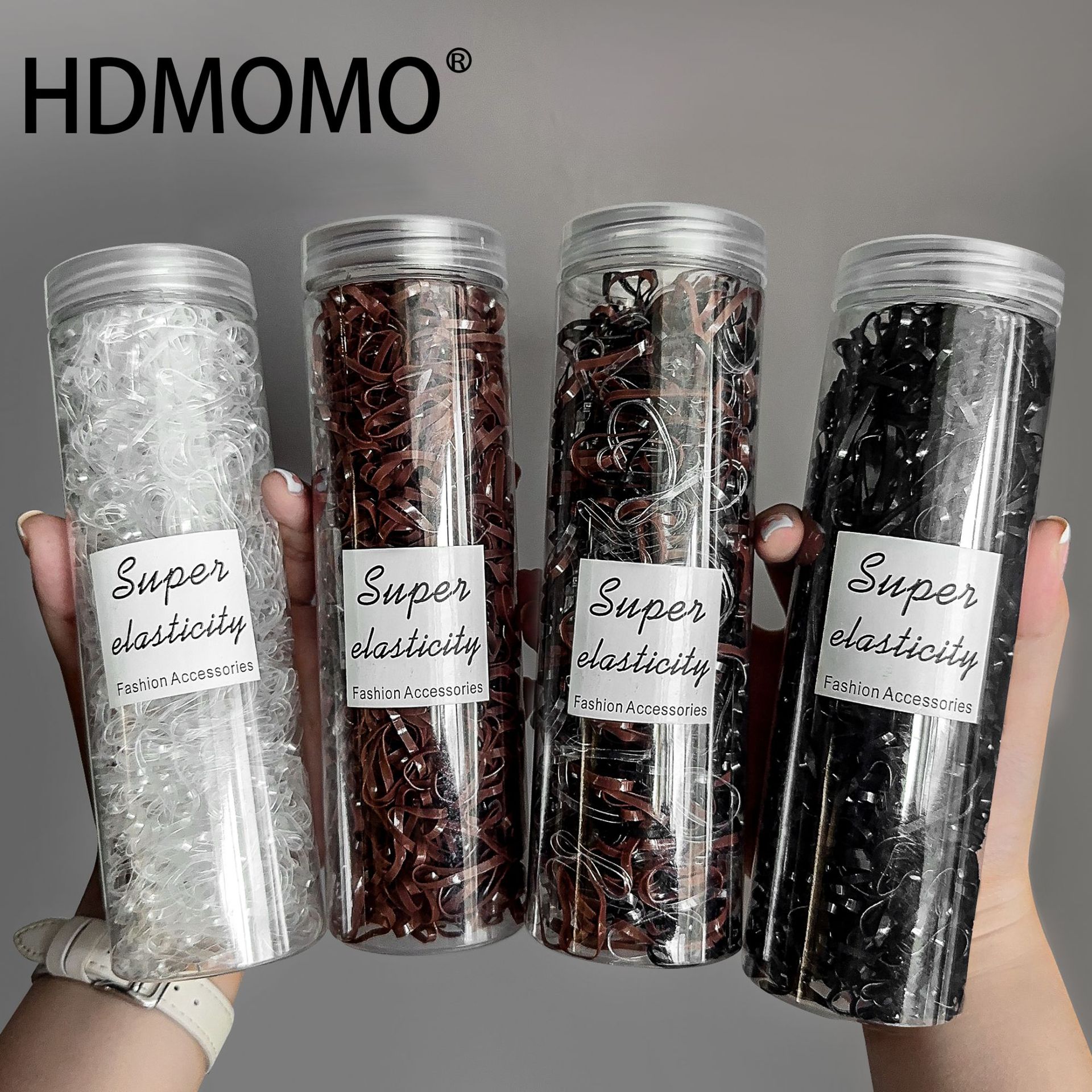 一次性橡皮筋女扎頭髮繩高彈力加粗加厚頭繩發圈兒童簡約皮套頭飾
