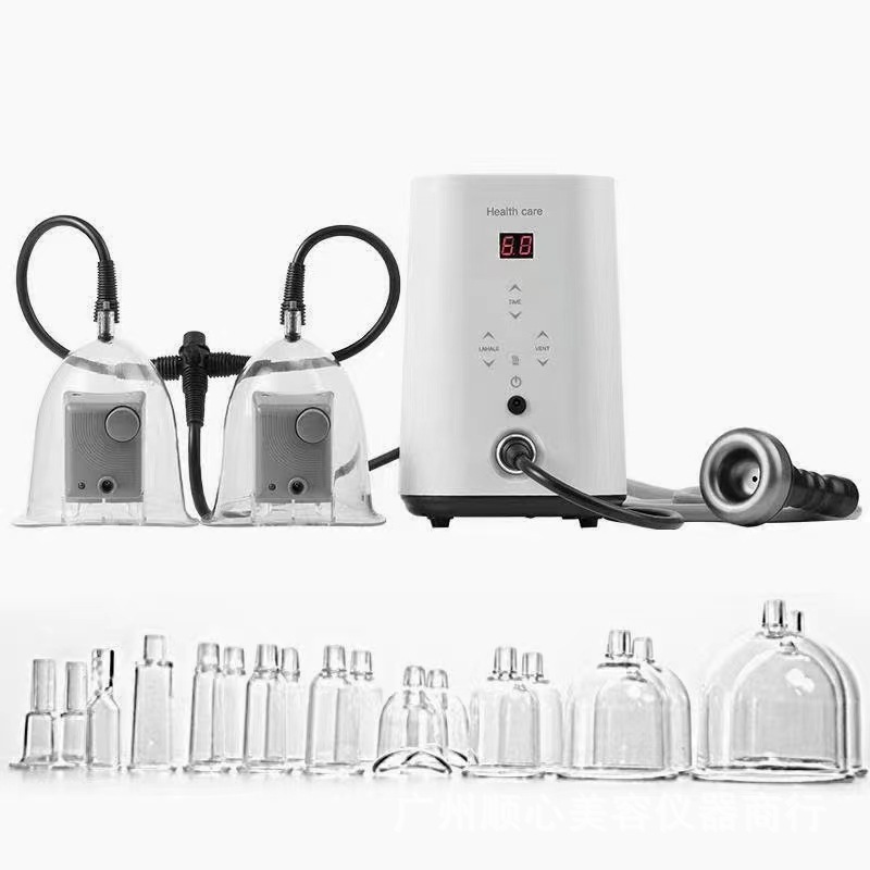 碧波は庭の養生の器具をまっすぐに伸ばして、抜缶の内で負圧の養生器の胸部のマッサージの理学療法器の家庭の器具をかきます。|undefined