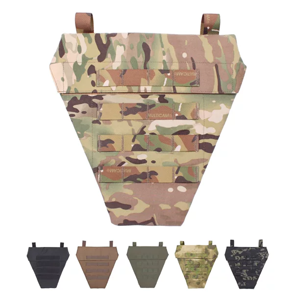 Tactical Vest Tactical Crotch Board Ruins Camouflage Universal Molle Tactical Equipment Nylon Hanging Kangaroo Bag