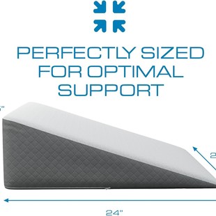 Sleep Comfort Relax Reading Pillow Stomach Acid Gerd Heartburn Relief Back Pain Bed Wedge Pillow Removable
