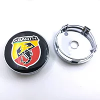 Модификация нескольких логотипов автомобиля 60MM 58MM 56MM Fiat 500 Bastas колпачок колпачок