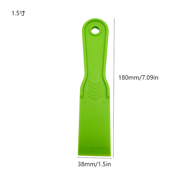 1.5inch 녹색 플라스틱 퍼티 나이프 0.019kg
