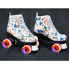 Children's flashing roller skates suitable for men and women for adults on four wheels for street skating