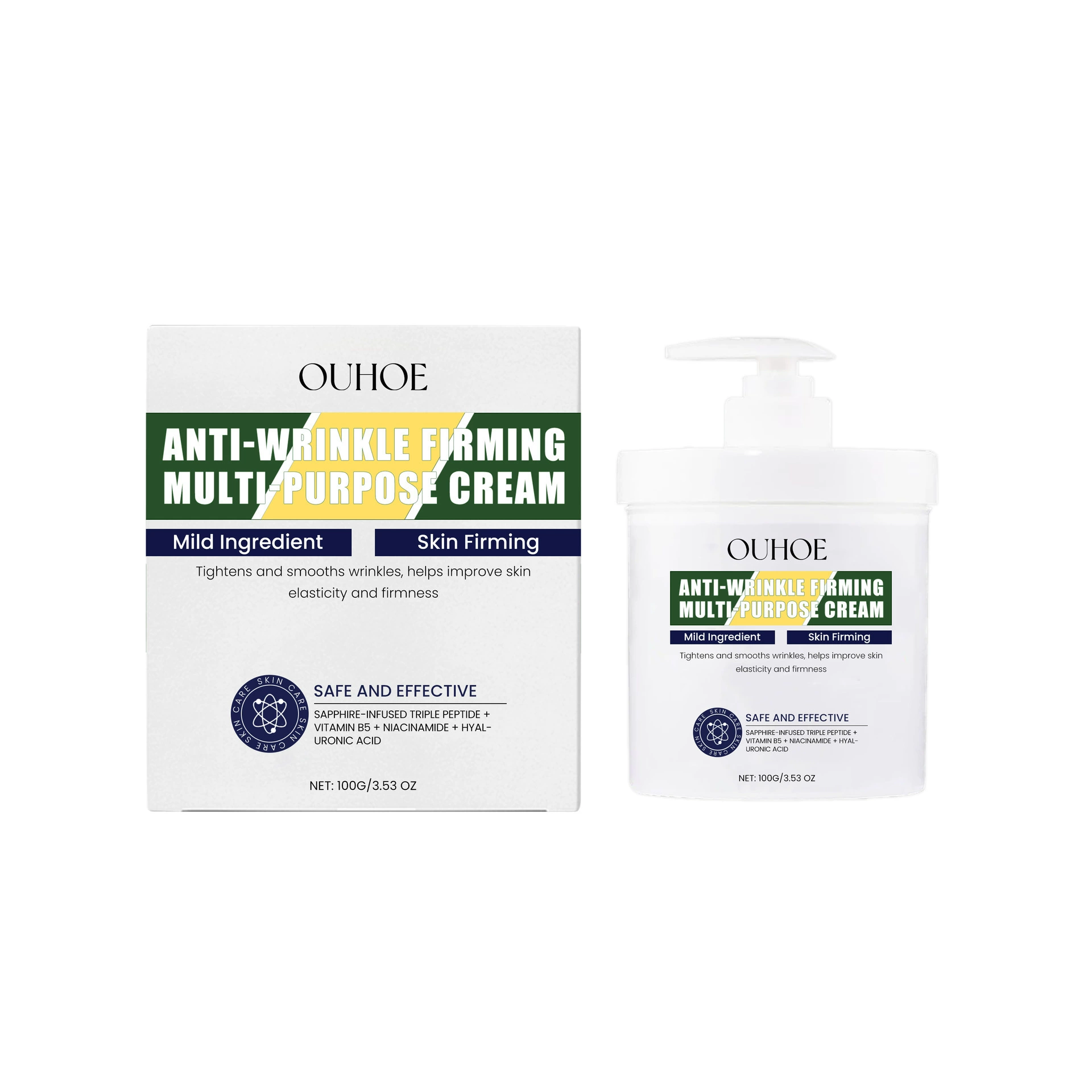 OUHOE У HG smoothing увлажняющий мягкий термометр, блестящий крем, против морщин