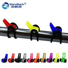 10 pieces/bag Bait hanging device for fishing rods Plastic fishing gear accessories silicone ring Lure hook device Bait hanging device