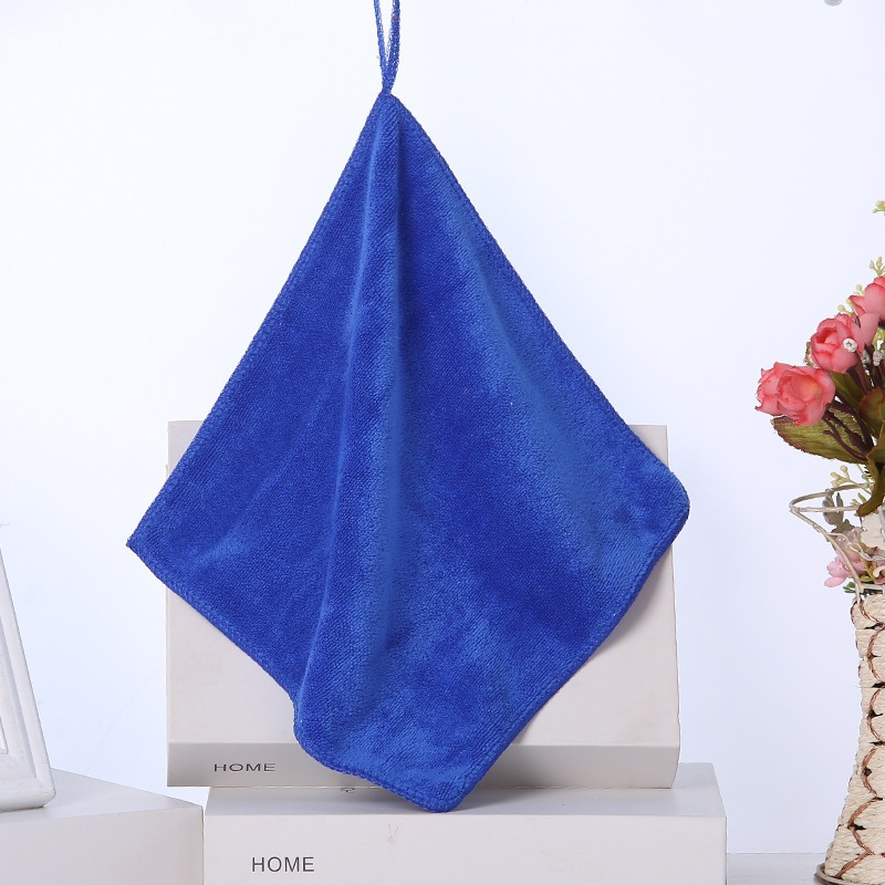 Microfibra pequeña toalla toallas cuadradas toallas para limpiar las manos sudor toallas cuadradas absorbentes de agua toallas blancas para niños regales pañuelos