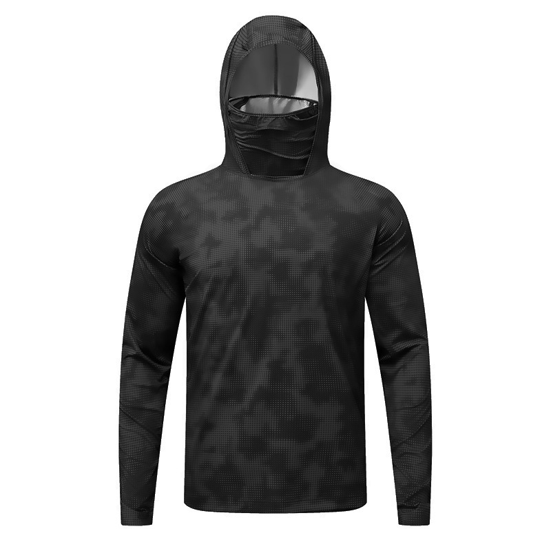 Sudeste asiático explosivo transfronterizo seda de hielo ropa de protección solar para hombres nueva ropa de protección solar ultravioleta delgada transpirable pesca al aire libre