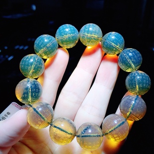 12-17mm Mexican Lamper Carved Heart sutra Handstring Water Purification Blueness Good Characters Clearly Visible for Men and Women