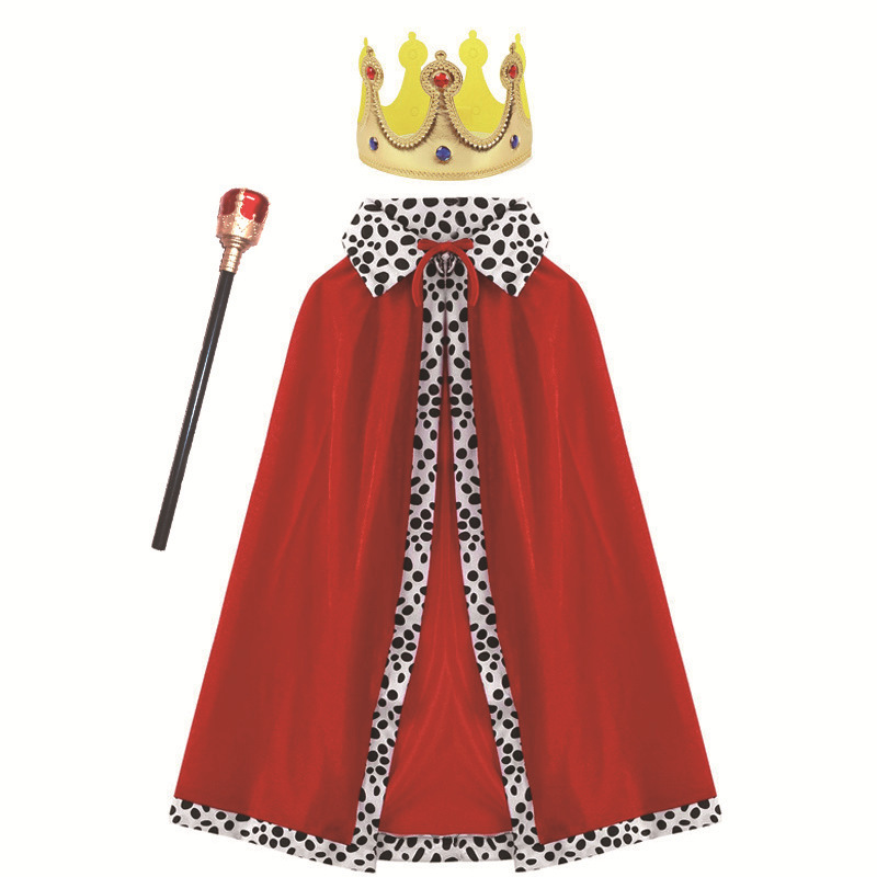 Halloween King cloak children adult masquerade parent-child game costume shawl Christmas cloak cloak