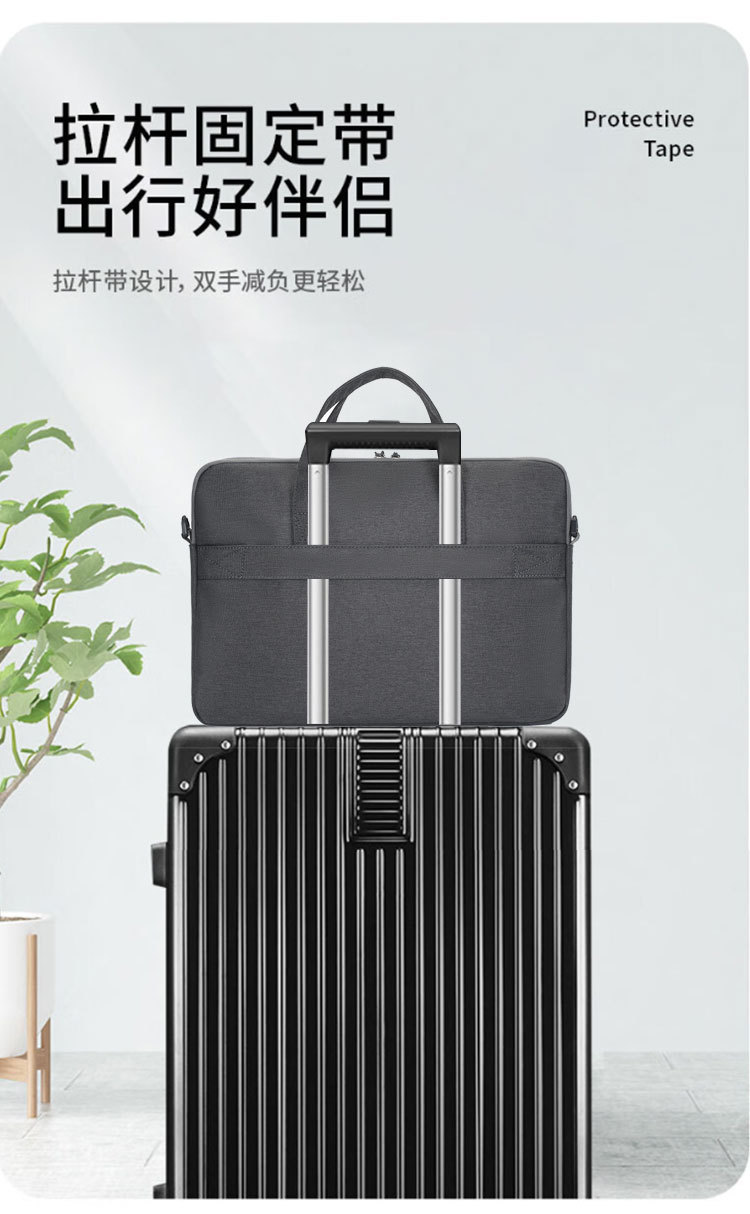 Airbag ultra-thin laptop bag, 14-inch and 15.6-inch tablet notebook inner bag, single-shoulder bag with logo printing undefined
