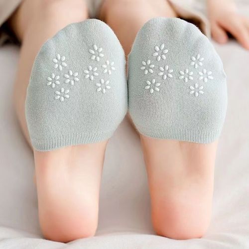 Women's Summer Korean Style Boat Socks with Silicone Non-Slip Invisible Socks for High Heels Half Foot Socks Breathable Anti-Odor Short Socks