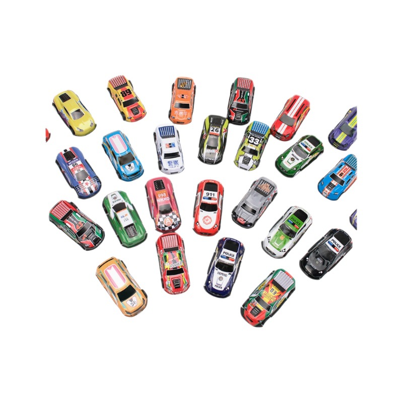 1:64 coche de hojalata juguete niño regalo vuelta atrás coche de metal modelo 6.8cm Douyin mismo modelo de coche