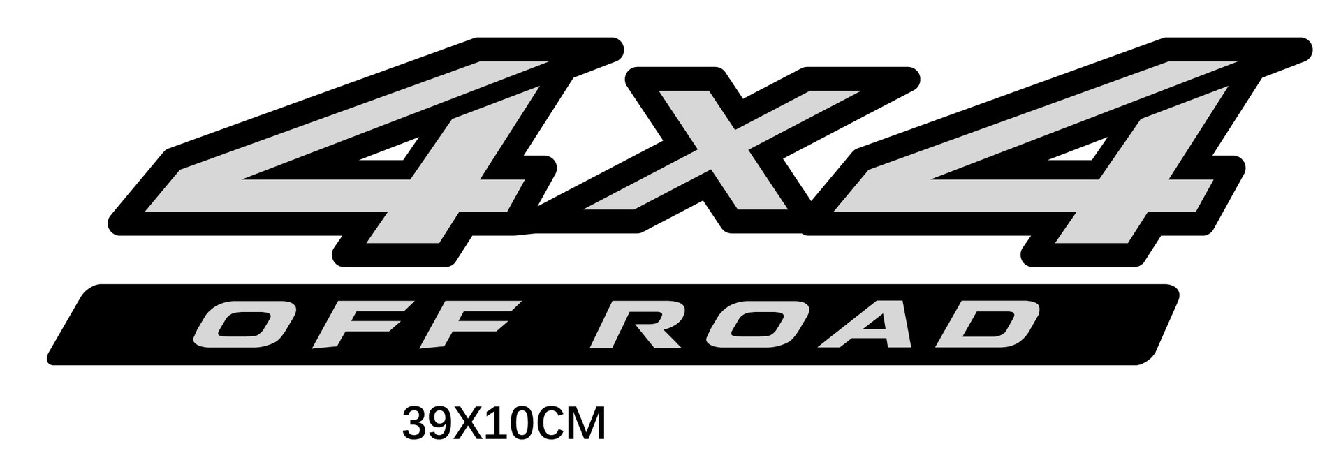 Comercio electrónico transfronterizo 4x4 pegatinas de coche todoterreno pegatinas de cola de coche modificadas FX4 calcomanías decorativas impresión en color de camión talla