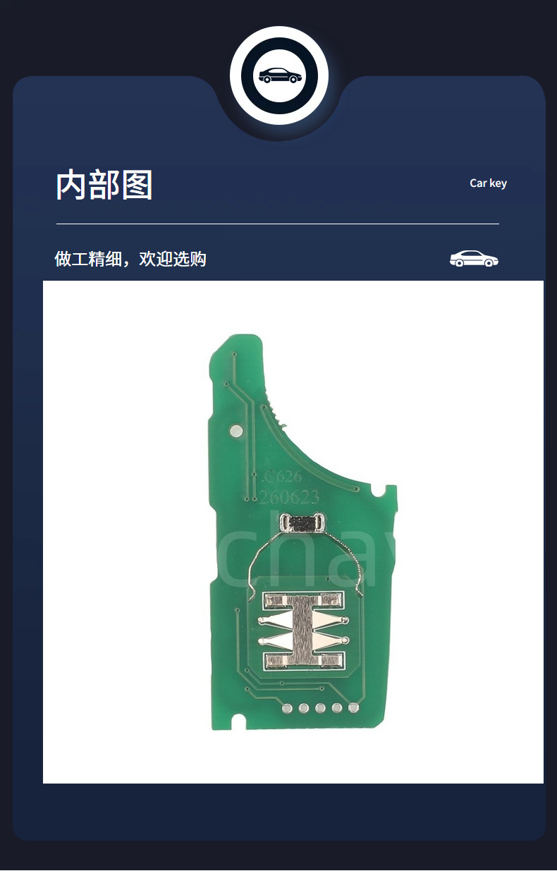 81905-0U030 Is Suitable for 2-Button Hyundai Verna Folding Remote Control Car Key 433Mhz Ask Id46