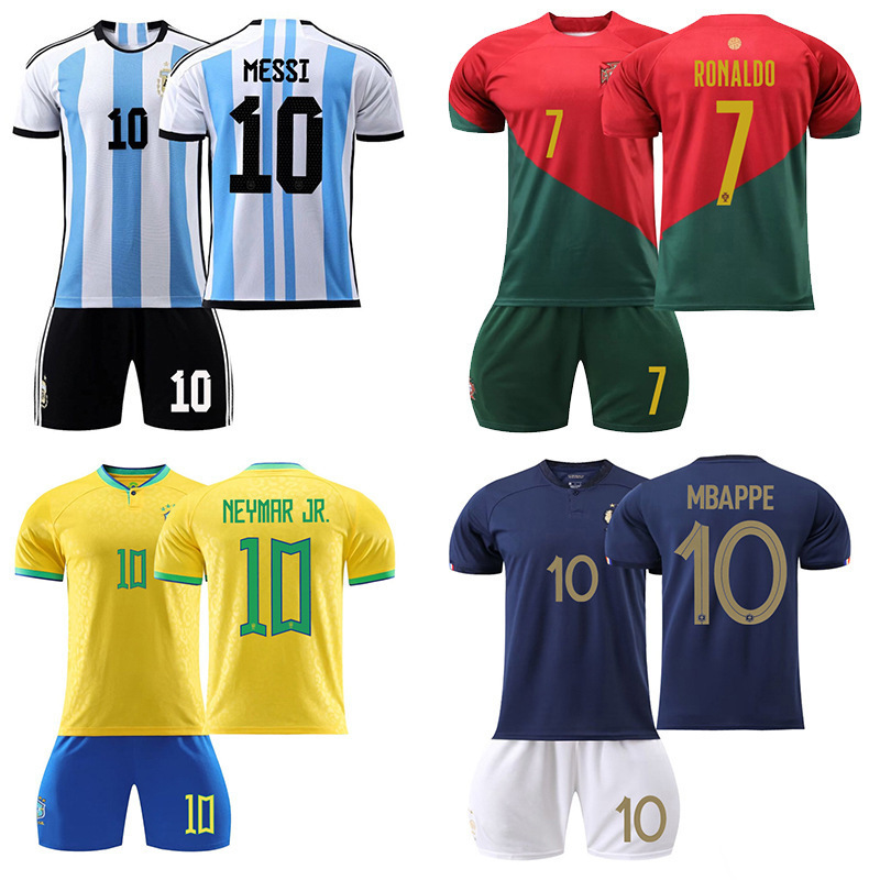 2526 World Cup Jersey Real Madrid Children's Football Set Wholesale Styles Customizable Wholesale Sportswear Set 2526 World Cup Jersey Real Madrid Children's Football Set Wholesale Styles Customizable Wholesale Sportswear Set