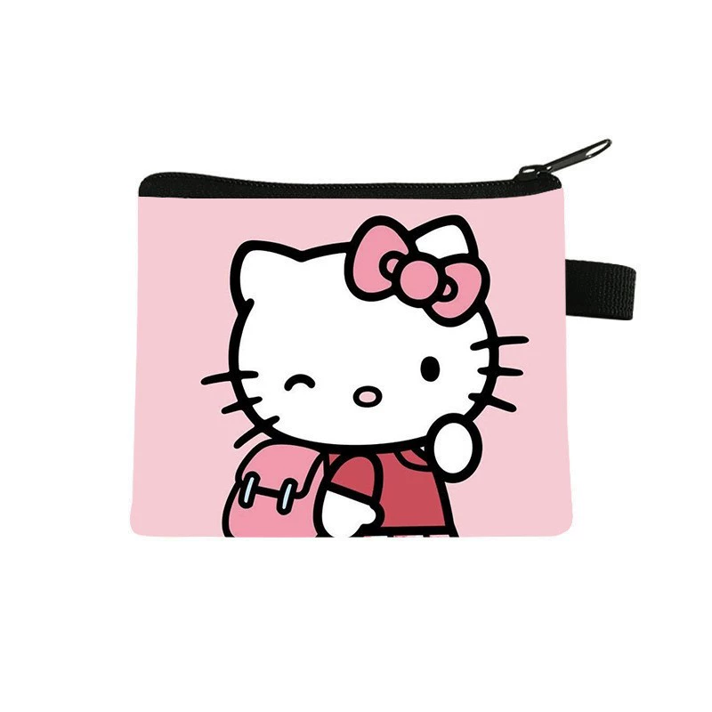 Hello Kitty, кошелек, милый маленький сумка, вместительная сумка через плечо, держатель карт, стиль высокого качества