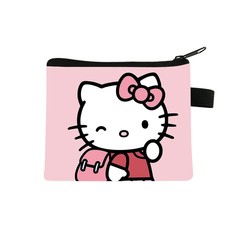 New Hello Kitty Children's Pocket Wallet for Girls, Cute and High-End, Polyester, Large Capacity, Bulk Selling Bags