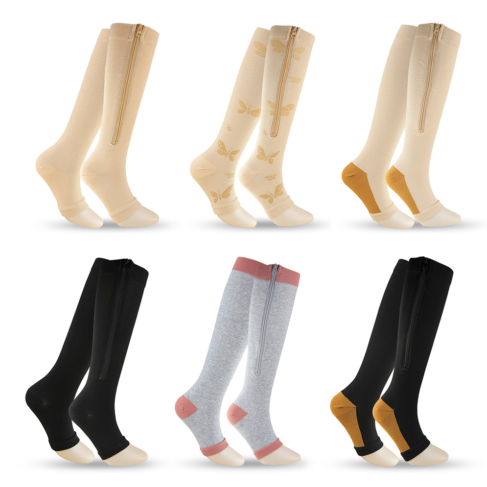 Zipper Compression Socks1