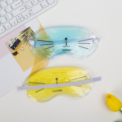 貓咪眼罩透明冷熱雙敷眼罩遮光透氣女韓國冰袋卡通睡覺護眼罩