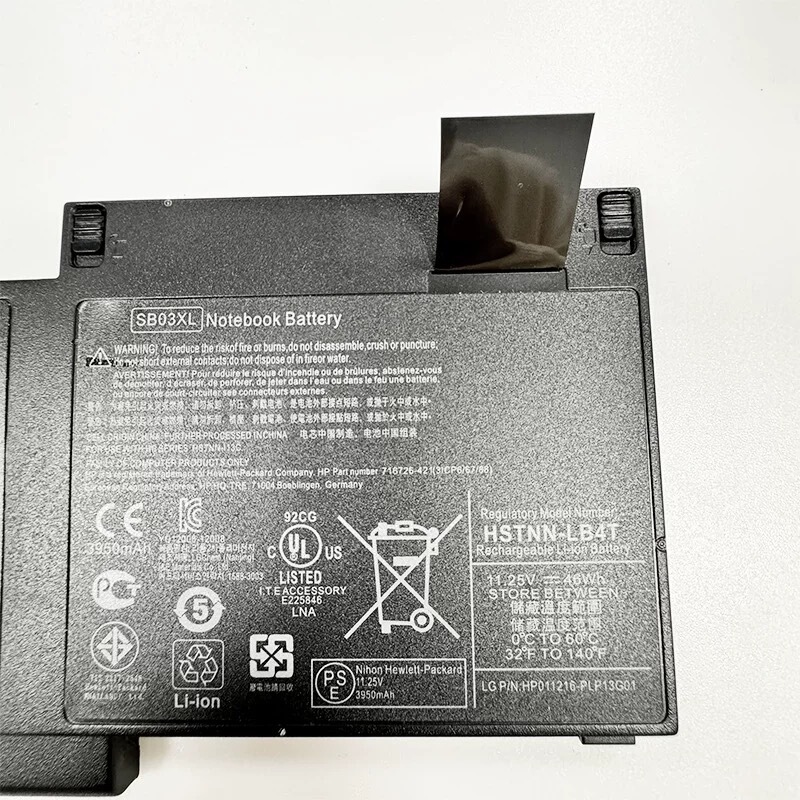 Suitable for New Hp Elitebook 820 720 725 G1 G2 Sb03Xl Laptop Battery