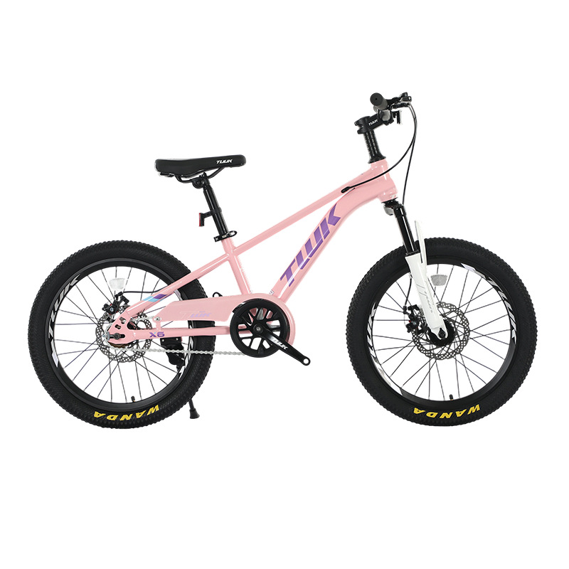 Bicicletas X6 al por mayor 16 / 24 pulgadas de velocidad única para niños y niñas bicicleta de montaña estudiantes de bicicleta de montaña