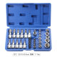 Cross-border factory 14-piece set 19 and 34PC pattern e sleeve screwster batch head pressure batch head auto repair tool combination suit