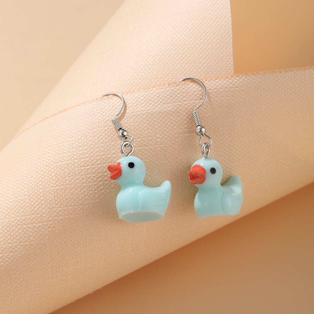 Fashion Duck No Inlaid Earrings display picture 5